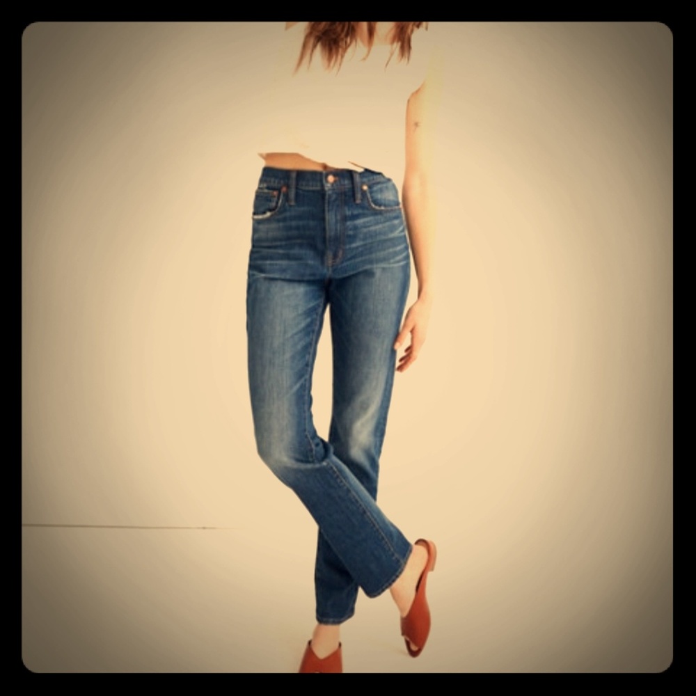 Madewell the high rise slim boy jean